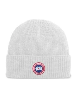Bonnet Canada Goose Artic Disc Rib Toque White