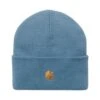 Bonnet Carhartt Chase Beanie Icy Water / Gold