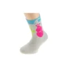 Chaussettes De Ski Makalu Bubbles Rose / Vert