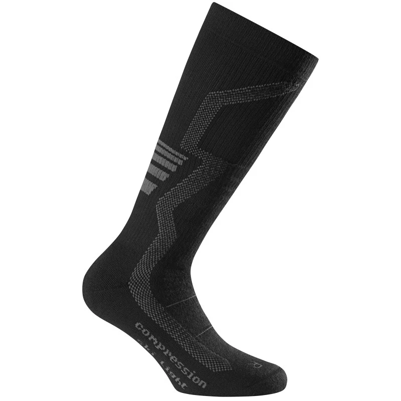 Chaussettes De Ski Rohner Compression Ski Light L/r Dark Grey 1 Chaussettes De Ski Rohner Compression Ski Light L/r Dark Grey
