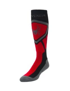 Chaussettes De Ski Spyder Dare Black / Red / Polar