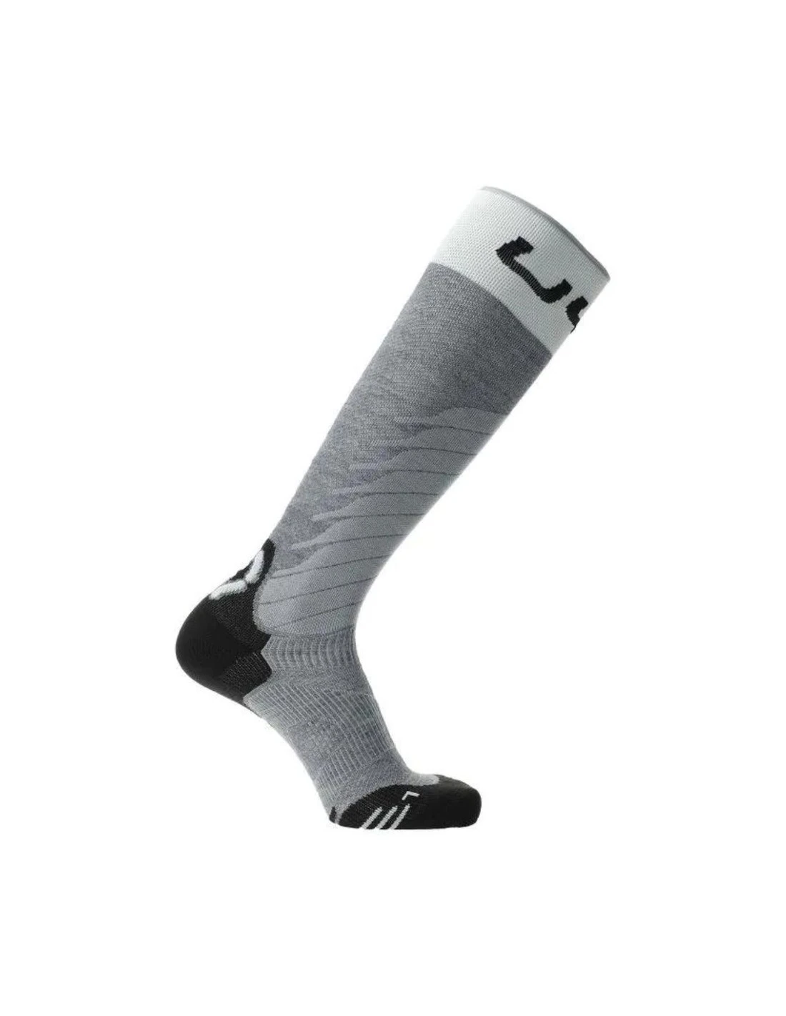 Chaussettes De Ski Uyn Ski One Merino Men Socks Grey Melange / White 1 Chaussettes De Ski Uyn Ski One Merino Men Socks Grey Melange / White