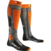 Chaussettes De Ski X-socks Ski Rider 2.0 Grey Orange