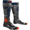 Chaussettes De Ski X Socks Ski Rider 4.0 Gris/Bleu