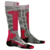 X-Socks Chaussettes De Ski X Socks Ski Rider 4.0 Gris/Rose