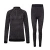 Ensemble Sous-Vêtements Techniques Dare 2B Symbolise Black Dogtooth