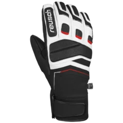 Gants De Ski Reusch Profi Sl Black / White / Fire Red