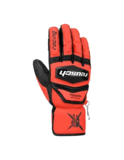 Gants De Ski Reusch Worldcup Warrior SC Black / Fluo Red