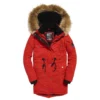 Parka Superdry Nadare Microfibre Burnt Red