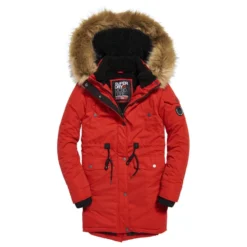Parka Superdry Nadare Microfibre Burnt Red