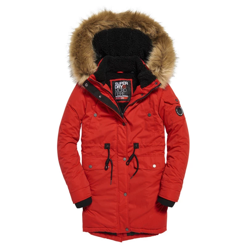 Parka Superdry Nadare Microfibre Burnt Red 1 Parka Superdry Nadare Microfibre Burnt Red