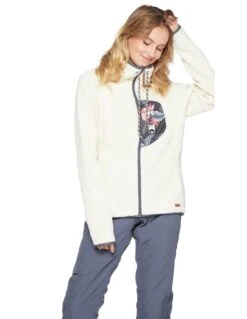 Polaire Protest Baiana Full Zip Top Seashell -Hiver Vêtements Magasin polaire protest baiana full zip top seashell 2