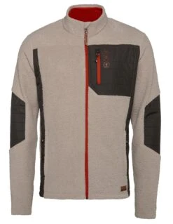 Polaire Protest Boyden Full Zip Top Taupe