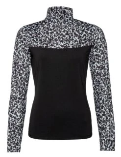 Polaire Protest Prya 1/4 Zip Top True Black