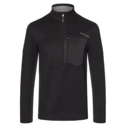 Polaire Spyder Bandit Half Zip Black