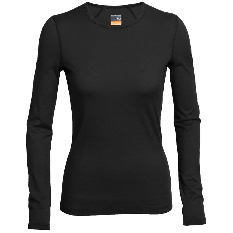 Sous-Vêtement Technique Icebreaker Oasis Ls Crew Black 1 Sous-Vêtement Technique Icebreaker Oasis Ls Crew Black