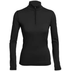 Sous-Vêtement Technique Icebreaker Oasis Ls Half Zip W Black