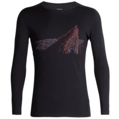 Sous-vêtement Technique Icebreaker M 200 Oasis Deluxe Raglan Ls Crewe