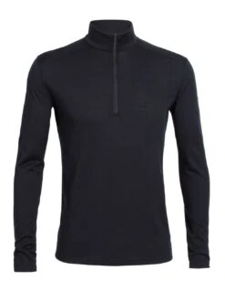 Sous-vêtement Technique Icebreaker Oasis Ls Half Zip Black