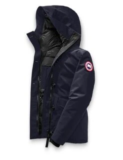Veste En Duvet Canada Goose Rideau Parka Admiral Blue -Hiver Vêtements Magasin veste a capuche canada goose rideau parka admiral blue 3