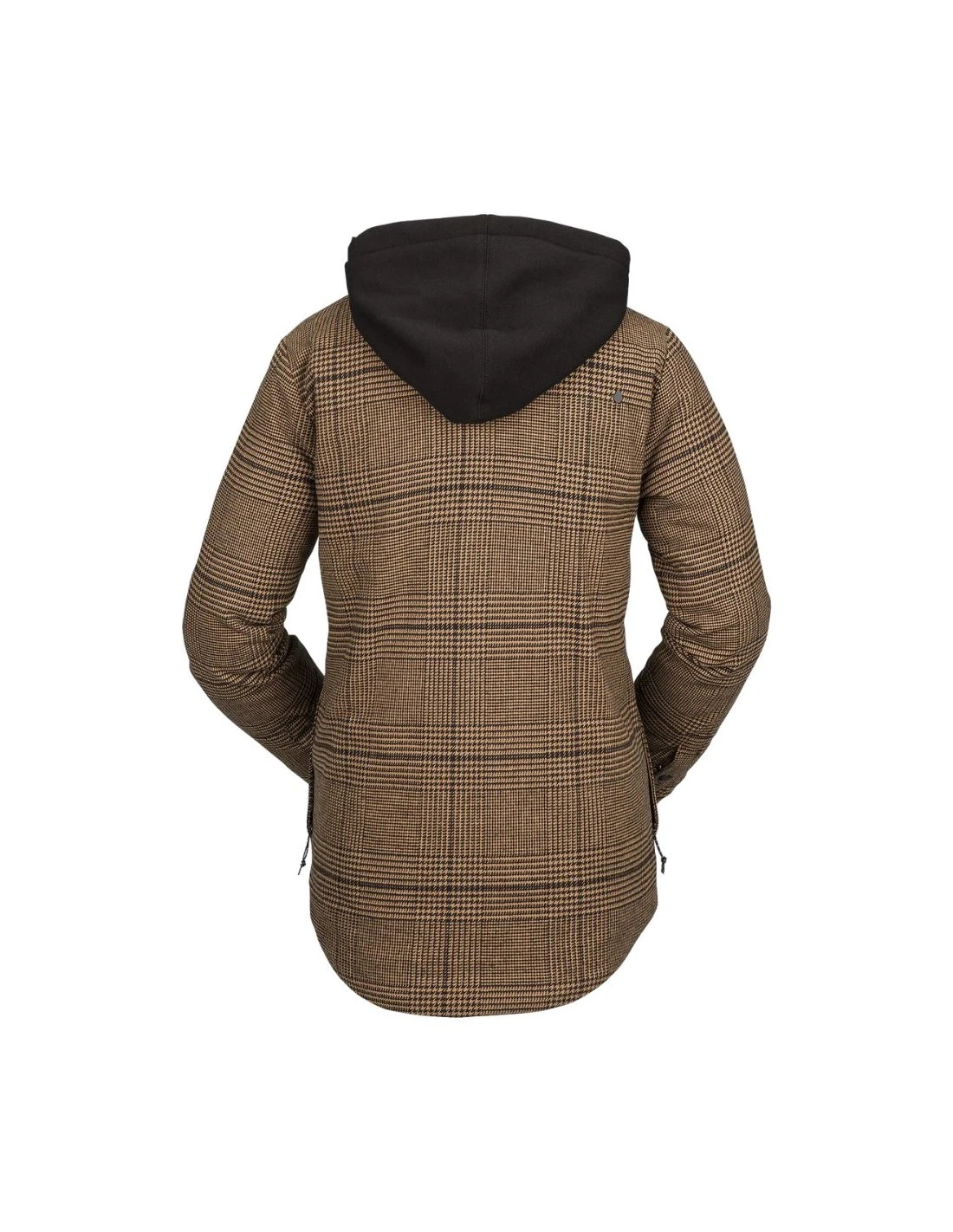 Veste à Capuche Volcom Hooded Flannel Jacket Caramel 2 Veste à Capuche Volcom Hooded Flannel Jacket Caramel – Image 2