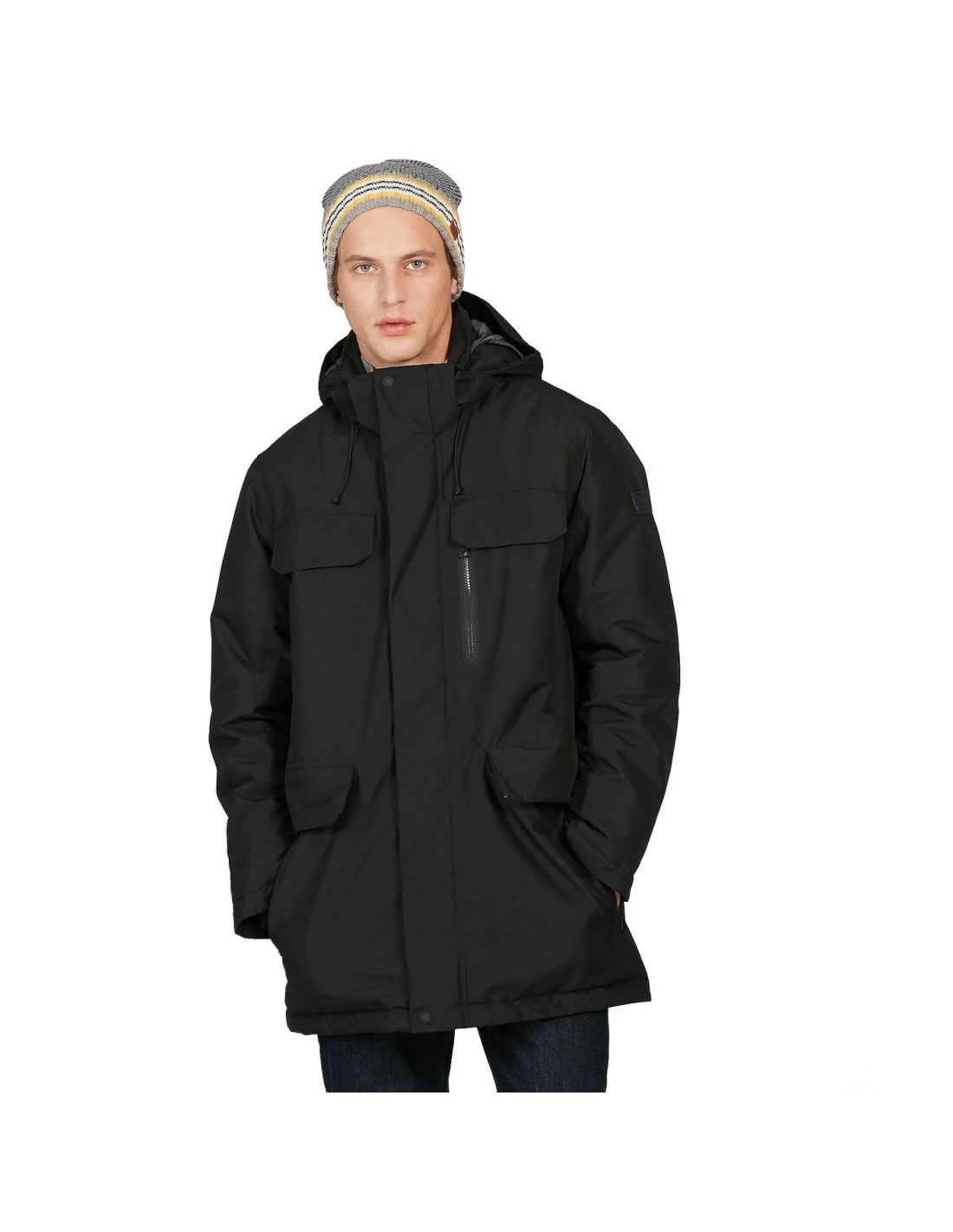 Veste Aigle Downtown Tech Noir 3 Veste Aigle Downtown Tech Noir – Image 3