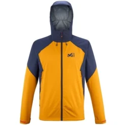 Veste De Randonnée Millet Fitz Roy III Jkt Kumquat / Saphir