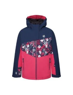 Dare 2b Veste De Ski Jr Humour II Jacket Moonlight Denim / Rose / Print