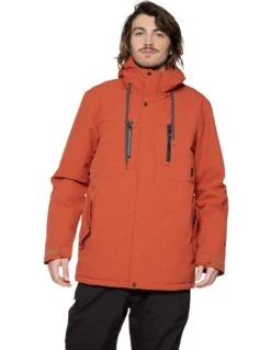 Veste De Ski Protest Ilton Snowjacket Cinnamon -Hiver Vêtements Magasin veste de ski protest ilton snowjacket cinnamon 3