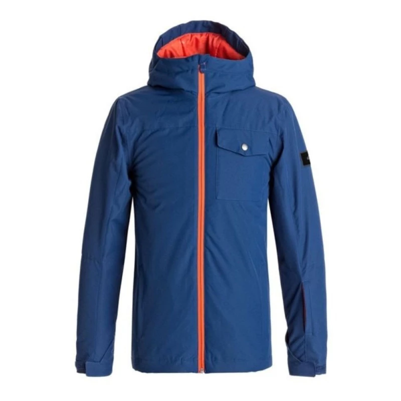 Veste De Ski Quiksilver Mission Solid Jr Bleu 1 Veste De Ski Quiksilver Mission Solid Jr Bleu