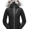 Veste De Ski Spyder Amour Real Fur Black