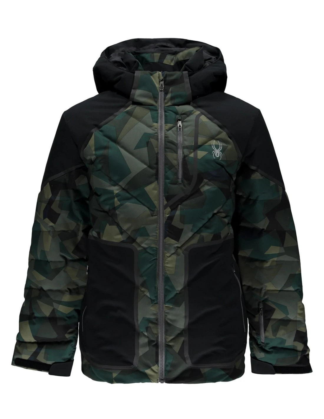 Veste De Ski Spyder Rocket Guard Camo Print/black 1 Veste De Ski Spyder Rocket Guard Camo Print/black