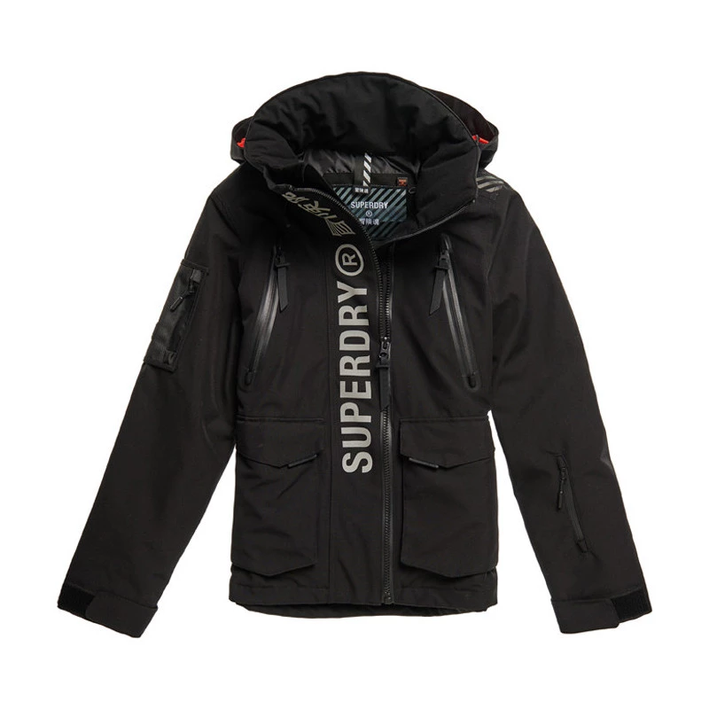 Veste De Ski Superdry Ultimate Mountain Rescue Black 1 Veste De Ski Superdry Ultimate Mountain Rescue Black