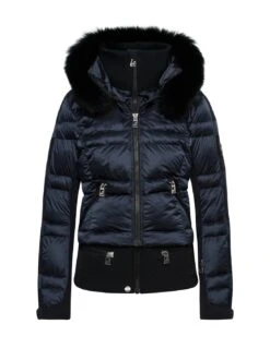 Veste De Ski Toni Sailer Virginie Fur Midnight