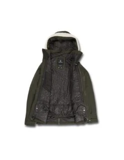 Veste De Snow Volcom Shrine Insulated Jacket Black Green 5 Veste De Snow Volcom Shrine Insulated Jacket Black Green -Hiver Vêtements Magasin veste de snow volcom shrine insulated jacket black green 2