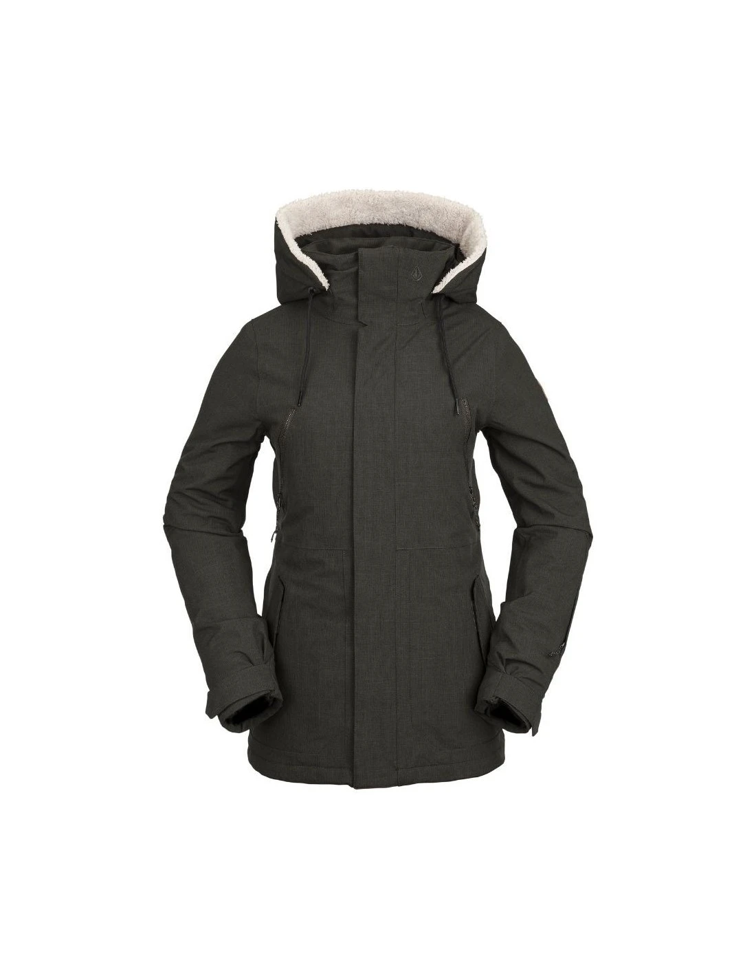 Veste De Snow Volcom Shrine Insulated Jacket Black Green 1 Veste De Snow Volcom Shrine Insulated Jacket Black Green