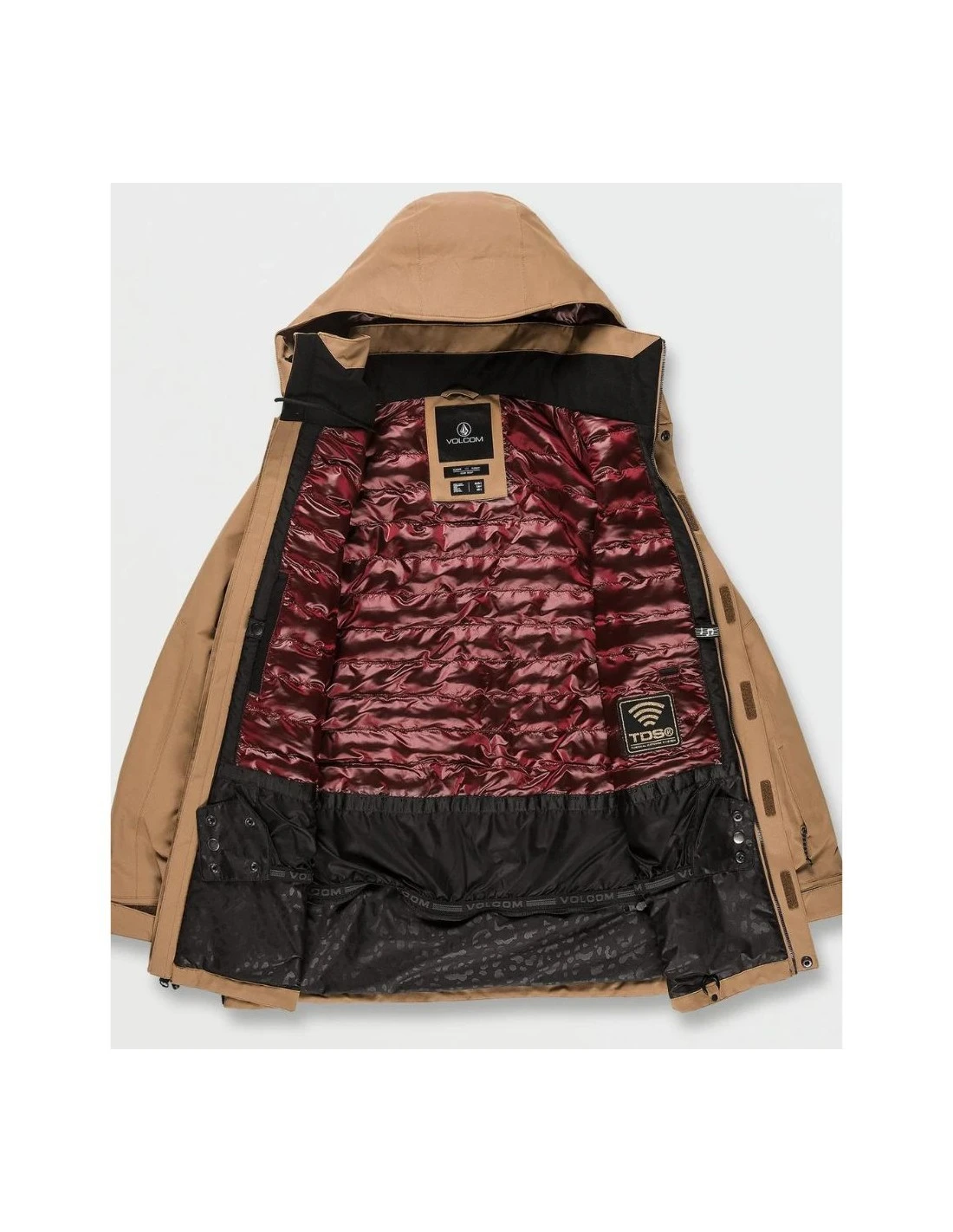 Veste De Snowboard Volcom Paxson 2L Tds Inf Parka Caramel 3 Veste De Snowboard Volcom Paxson 2L Tds Inf Parka Caramel – Image 3