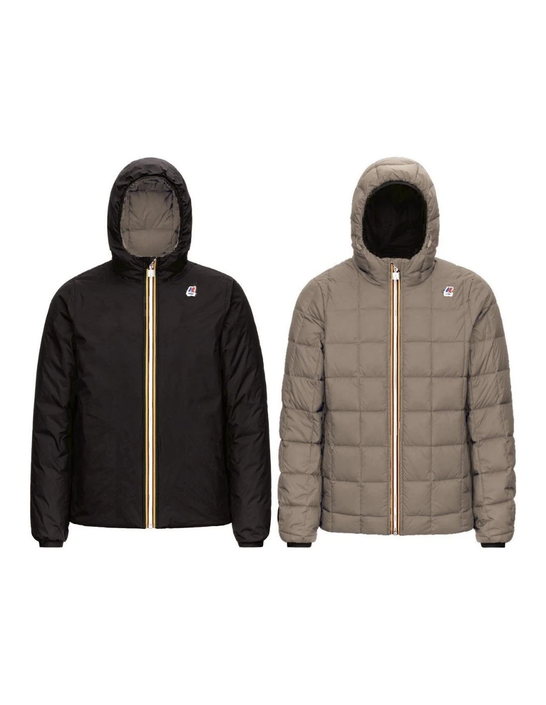 Veste K-way Jacques Thermo Plus Double Black Pure / Beige