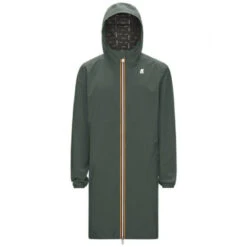 Veste Longue K-Way Thomas Stretch Dot / Green Black