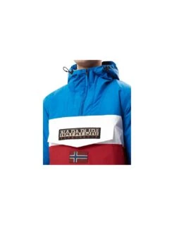 Veste Napapijri Rainforest Block Red Multicolor -Hiver Vêtements Magasin veste napapijri rainforest block red multicolor 5