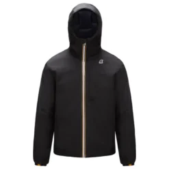 Veste Parka K-way Edward Twill Black Pure / Blue Depht