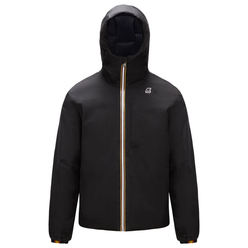 Veste Parka K-way Edward Twill Black Pure / Blue Depht 1 Veste Parka K-way Edward Twill Black Pure / Blue Depht