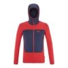 Veste Polaire Millet Fusion Grid Hoodie Red / Saphir