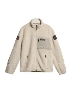 Veste Polaire Napapijri Yupik Full Zip Whitecap Grey