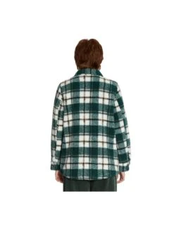 Veste Volcom Silent Sherpa Jacket Dark Pine -Hiver Vêtements Magasin veste volcom silent sherpa jacket dark pine 2